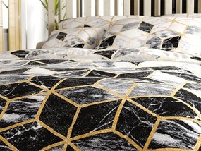 PrzytulneMieszkanie.pl PrzytulneMieszkanie.pl Bawełniana pościel ATHENA POLY czarna Rozmiar pościeli: 70 x 90 cm | 140 x 220 cm
