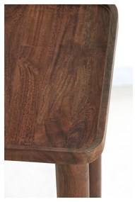Stolik z litego drewna akacjowego 42x42 cm Qiano – Light &amp; Living