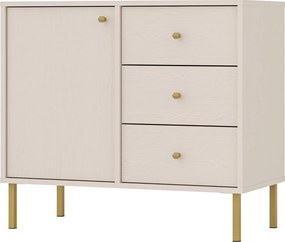 Komoda TORINO 84 cm do Salonu Sypialni Odcienie beżu