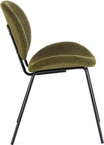 Tapicerowane krzesło w kolorze khaki Maddie – Yes Everyday