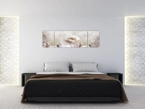 Obraz - Różowe krzewy (170x50 cm)