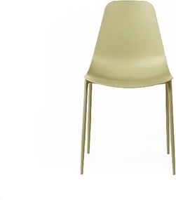 Frida - żółte krzesło polipropylenowe 4 szt.