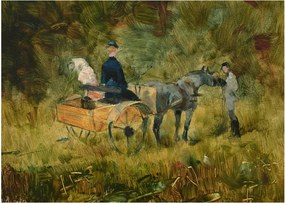 Obraz - Henri de Toulouse-Lautrec, The Trap, reprodukcje (70x50 cm)