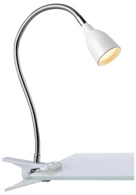 Biała lampa stołowa LED (wysokość 10,5 cm) Tulip – Markslöjd