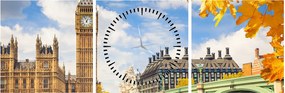 Obraz - Big Ben, Londyn (z zegarem) (90x30 cm)