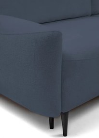 Sofa BOHO z funkcja spania i pojemnikiem CIENONIEBIESKI PERFECT HARMONY 77