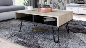 Nowoczesny stolik do salonu dąb sonoma - Deti