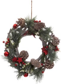 Wianek świąteczny z szyszkami, Ø 30 cm