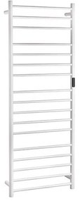 Suszarka na ręczniki 60x168 cm stal nierdzewna/biała