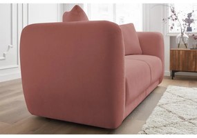 Różowa sofa 230 cm Bourbon – Bobochic Paris