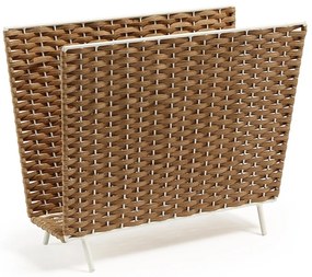 Gazetnik ze sztucznego rattanu Shibori – Kave Home