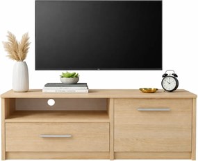 Skandynawska szafka RTV pod telewizor dąb sonoma N9-T39