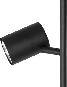Nowoczesna lampa podłogowa czarna 3-punktowa - Jeana