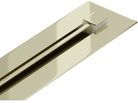 Mexen Flat 360° Super Slim odpływ liniowy obrotowy 130 cm, złoty - 1551130