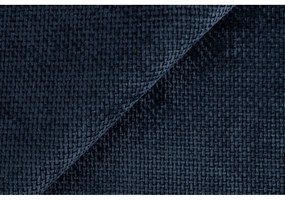 Ciemnoniebieska sofa z tkaniny szenilowej 140 cm Freya – Ropez