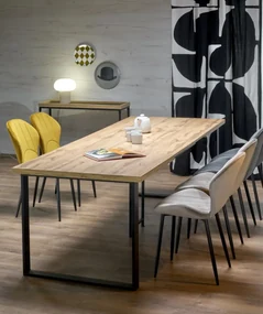 Krzesło tapicerowane K538 VELVET szare HALMAR