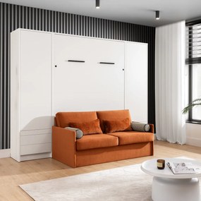 Sofa do półkotapczanu GENIUS 140 lub 160 cm rozwiązanie do małych pomieszczeń