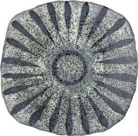 Szary kamionkowy talerz do serwowania ø 32 cm Ramie – Bloomingville