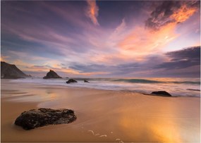 Obraz na szkle - Praia da Adraga (70x50 cm)