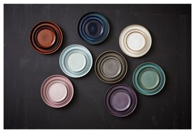 Czarno-niebieski kamionkowy talerz deserowy ø 21 cm Gastro Dark Blue/Black – Bitz