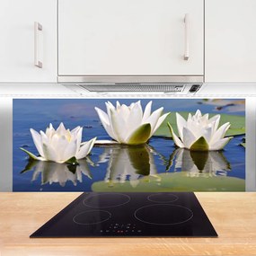 Szkło do Kuchni na Ścianę Pastelowa Wiązanka Kwiatowa