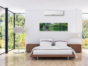 Obraz jeziora w Tatrach (170x50 cm)