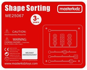 Masterkidz układanka sortowanie diamentów - tablica ścienna edukacyjna montessori