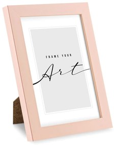 Jasnoróżowa plastikowa ramka 19x25 cm