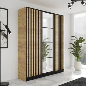 Szafa EDEN 3D M3 Dąb Craft Złoty