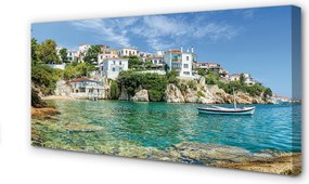 Obraz na płótnie Grecka Natura nad Brzegiem Morza