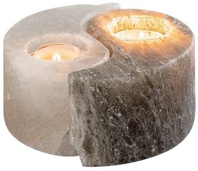 Rabalux 76034 świecznik solny Soluna, czarno-biały
