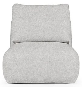 Jasnoszary fotel z materiału bouclé Mirel – Rodier