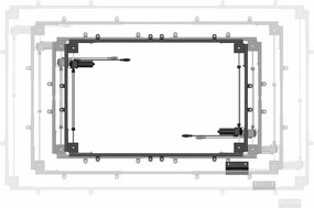 LVN System Stelaż Control Flex Pro Czarny