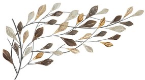 Biało-brązowa dekoracja ścienna Mauro Ferretti Ramo, szer. 115,5 cm