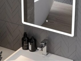 Mexen Navia lustro łazienkowe podświetlane 100 x 80 cm, LED 6000K, antypara - 9803-100-080-611-00