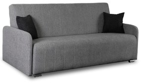 Sofa z Funkcją Spania ASPEN Wersalka Rozkładana Dwuosobowa Szara Nowoczesna do Salonu