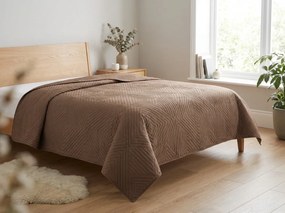 Narzuta na łóżko CALDERA, ciemny beżowy Rozmiar: 200 x 220 cm
