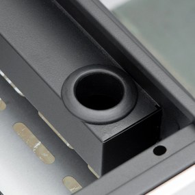 Outsunny Grill Gazowy z 3 Palnikami, Wężem, Antyadhezyjną Płytą Grillową, Stal Nierdzewna, Kolor: Srebrny, 63 x 48 x 21 cm