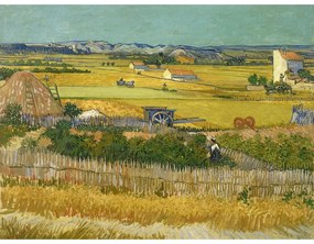 Obraz – reprodukcja 40x30 cm The Harvest, Vincent van Gogh – Fedkolor