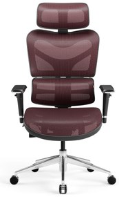 Fotel ergonomiczny Diablo V-Commander: Czarno-Burgundowy