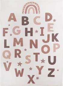 Dywan dziecięcy Coco Alfabet kremowo - beżowy 200 cm x 290 cm