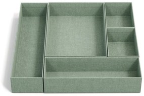 Kartonowe organizery do szuflady zestaw 5 szt. Emma Paper Laminate – Bigso