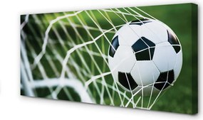 Zdjęcie na płótnie Piłka W Świetle Bramki