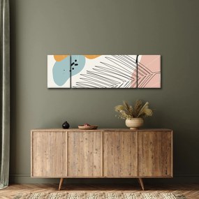 Obraz - ilustracja liścia (170x50 cm)