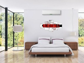 Obraz abstrakcji (125x70 cm)