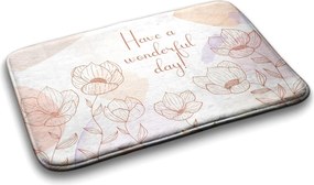 Dywanik do łazienki Dywanik do łazienki Kwiaty Kwiatowy