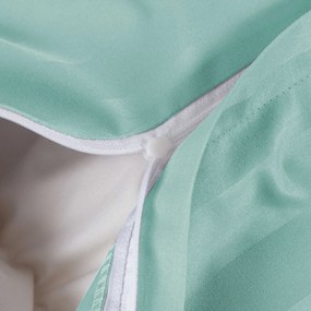 PrzytulneMieszkanie.pl PrzytulneMieszkanie.pl Hotelowa pościel z mikrofibry JASMINE miętowa - pasek 2 cm Rozmiar pościeli: 70 x 90 cm | 140 x 220 cm