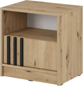 Szafka nocna stolik lamele Sophie szuflada 51cm