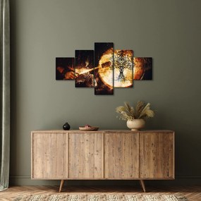 Obraz - Tajemnicze drzewo życia (125x70 cm)