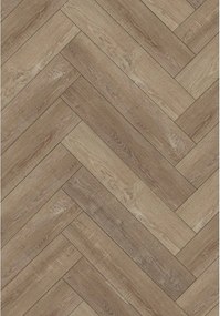 Mexen Windsor próbka paneli winylowych jodełka SPC 6,5 mm, podkład IPEX 1,5 mm, 4 V-Fuga, Dąb - F1167-S